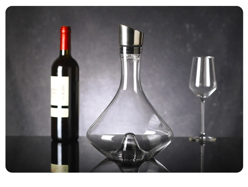 2022 Wholesale Factory 850ml Globe Whisky Glass Wine Decanter Glass Bottles