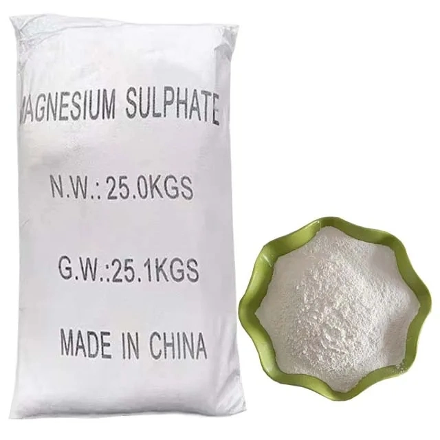 Magnesium Sulfate Heptahydrate Mineral Water Additive Good Grade Factory Price