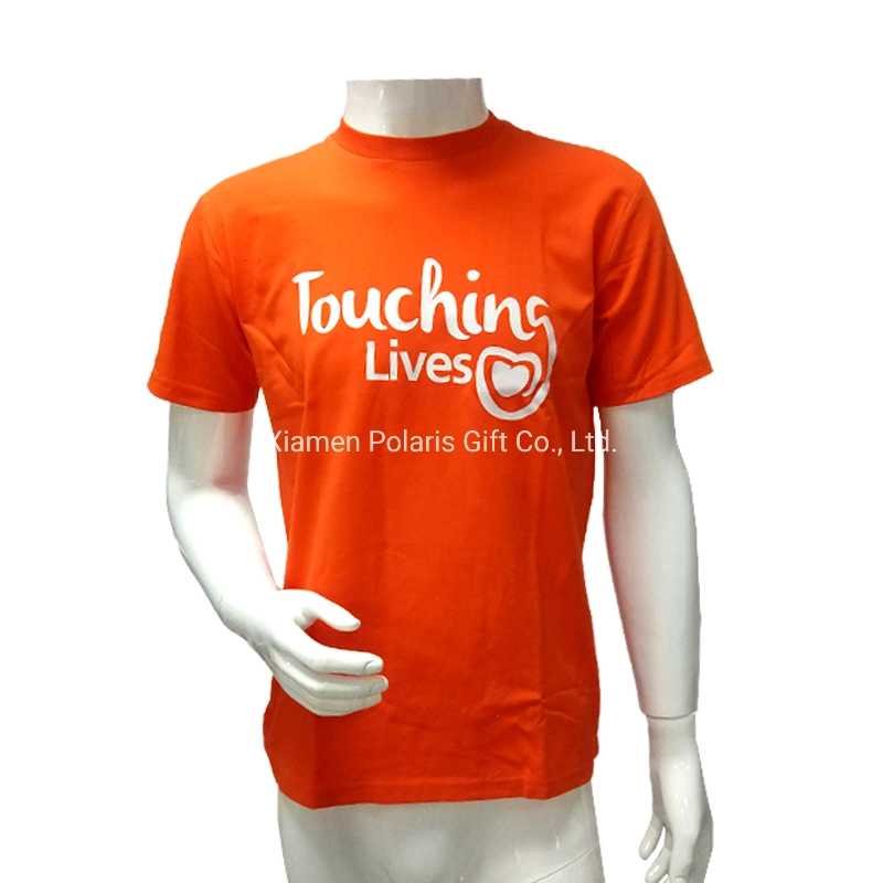 Mobile Corporate Advertising Soft Fabric Custom Printed Sportswear Cotton T-Shirt