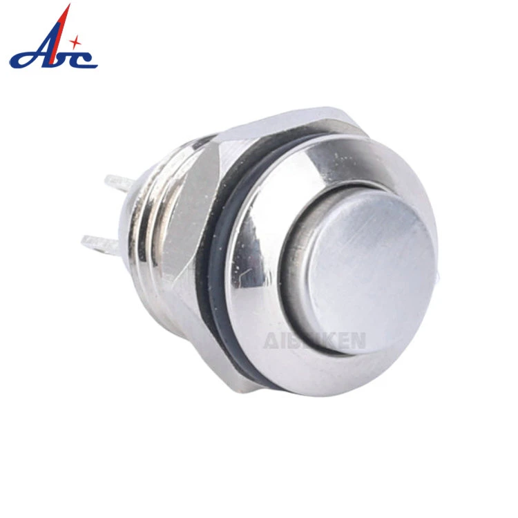 10mm Small Low Voltage Push Button Switch Momentary High Round Head 1no Mini Push Button Switch Waterproof