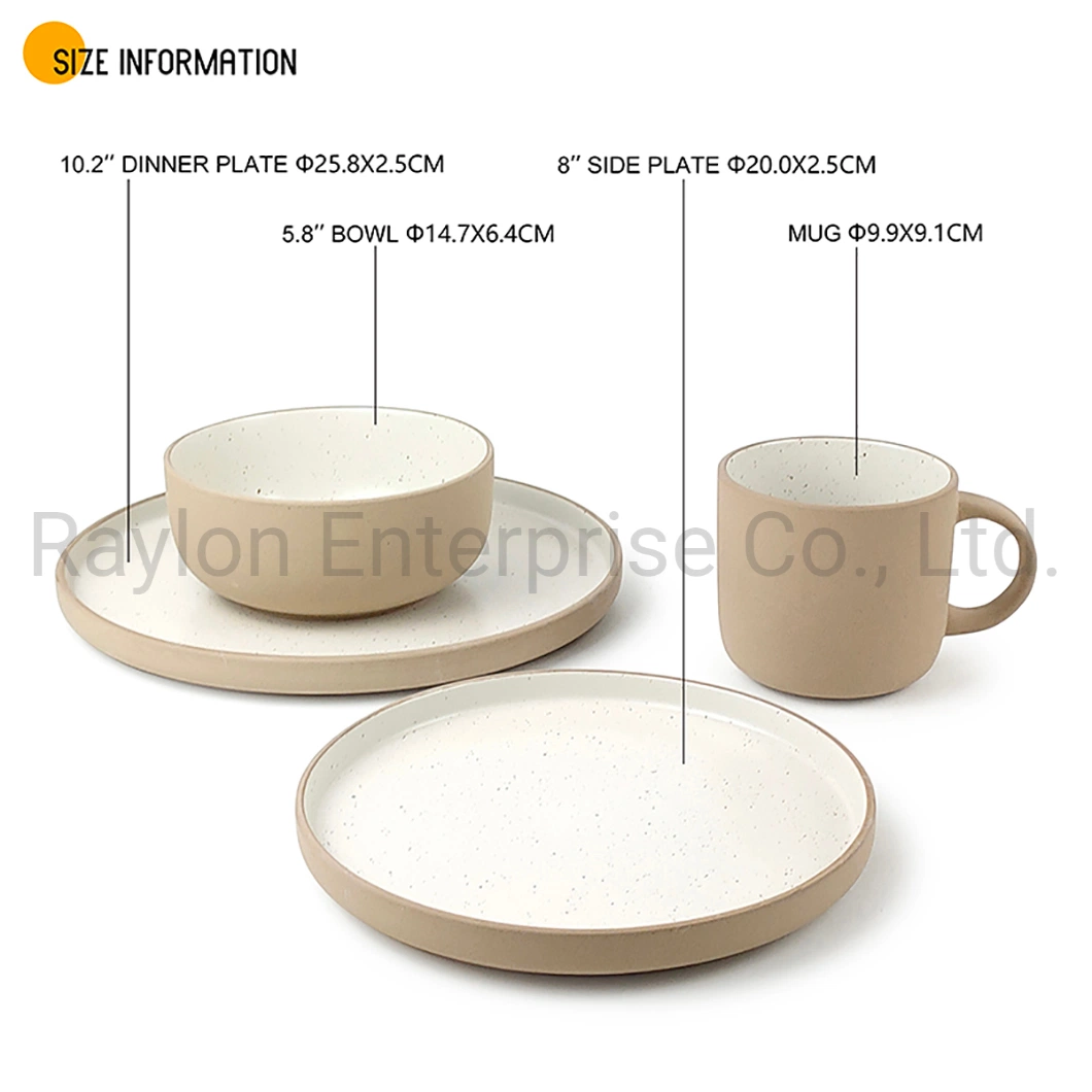 Personalized Porcelain Custom Dinner Sets Ceramic Plates for Restaurant Dinnerware