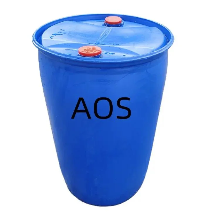 High quality/High cost performance Aos 38% Liquid Alpha Olefin Sulphonate for Washing Powder