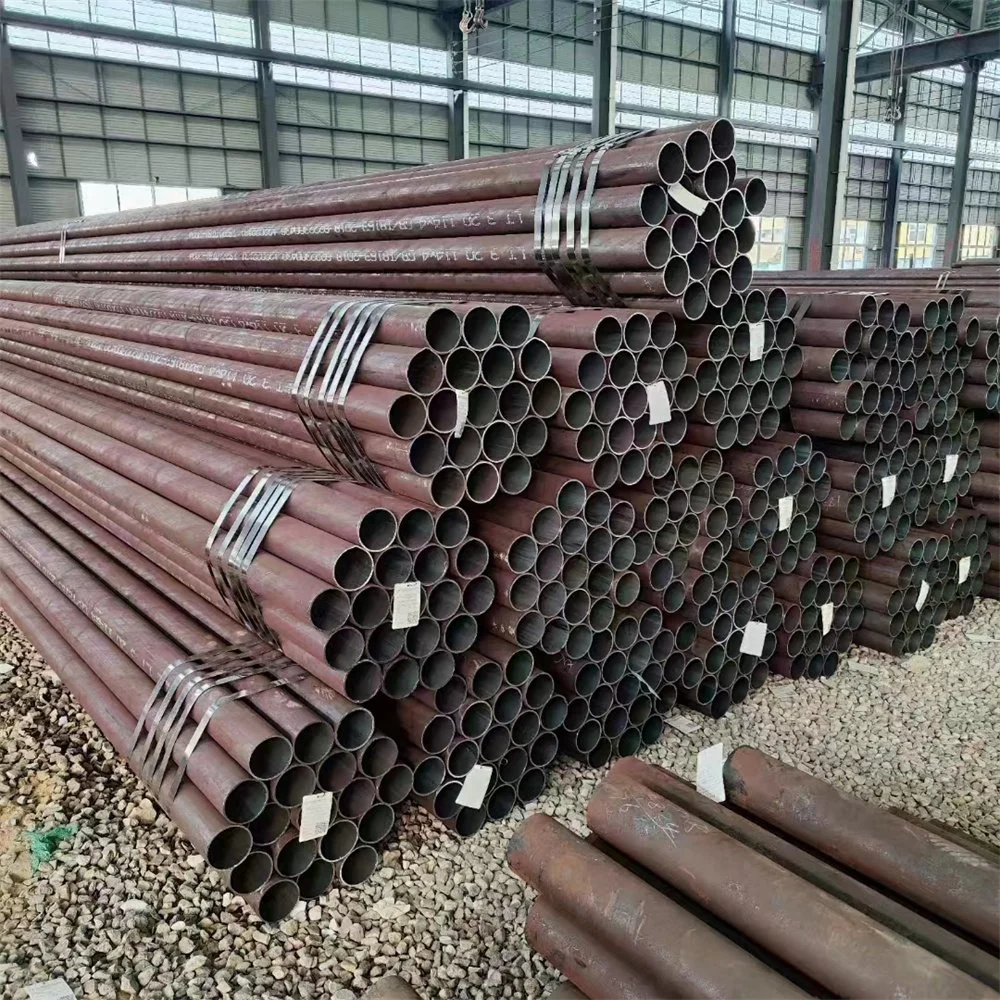 Large Stock Hot Rolled Cold Rolled ASTM A53 API 5L Round Black Seamless Carbon Steel Pipe for Boiler High quality/High cost performance  High Standard Custom Size