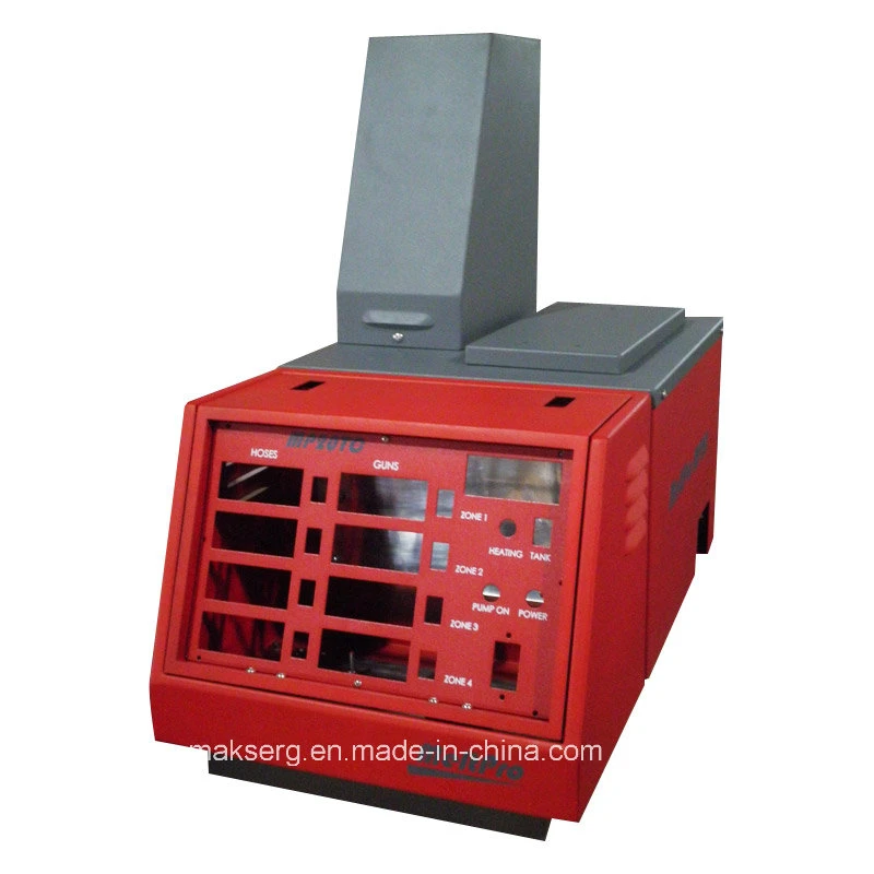 Caja de la máquina de encolado de metal con recubrimiento de polvo