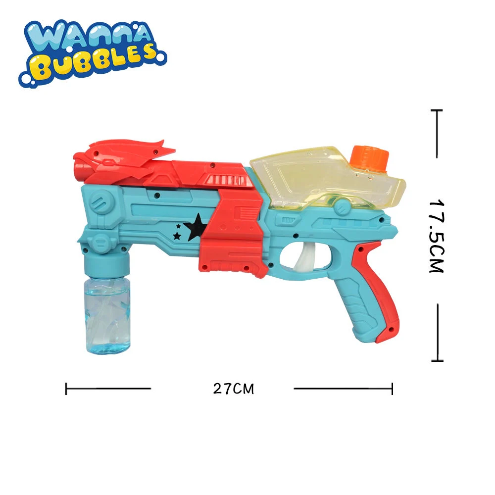 2 em 1 Multifunction Frfricção bolhas tiro Gun Criança presente Brinquedos com pistolas de água de bolha para criança