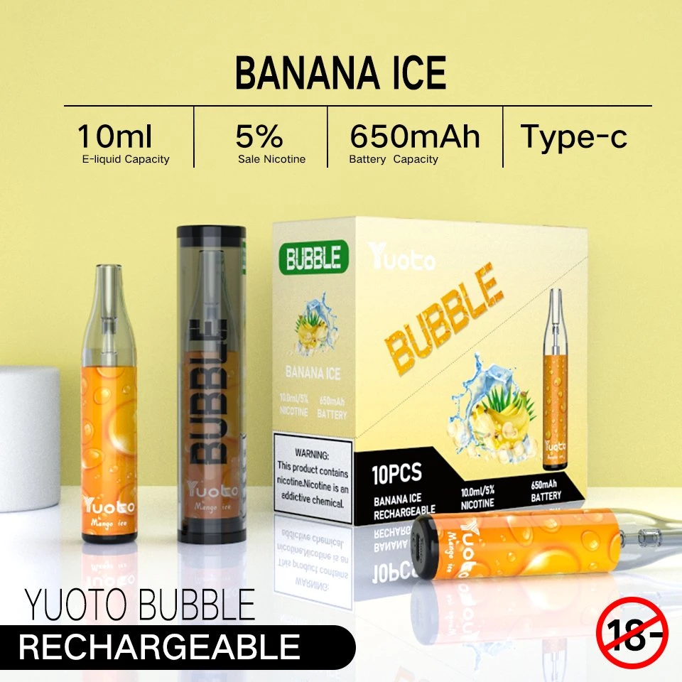 Disposable/Chargeable Pod Vape Yuoto Bubble 4000puff Best Seller Yuoto Electronic Cigarette Customized Vaporizer Pen