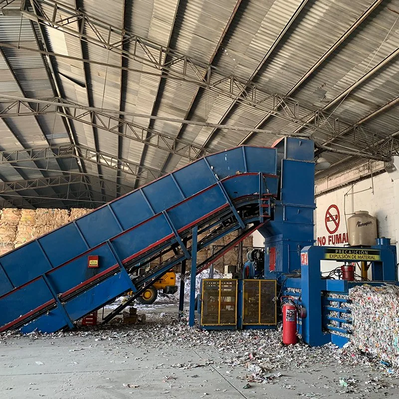 Fully Automatic Waste Paper Carton Box Press Machine Packing Machine Baler