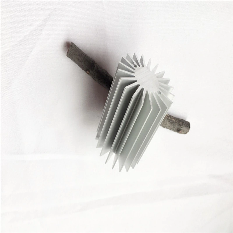 6063 T5 Siver Industry Anodized Extrusion Aluminum Heatsink Profiels