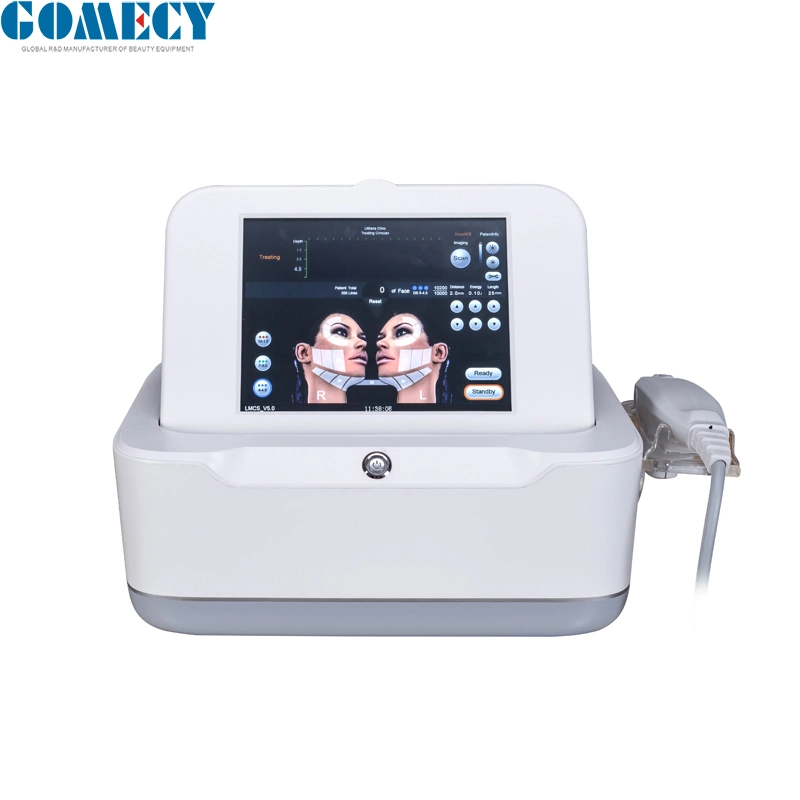 Échographe portable 12 lignes HIFU focalisé SMAS HIFU Vmax Face Lift Corée machine de beauté de Slimming pour salon