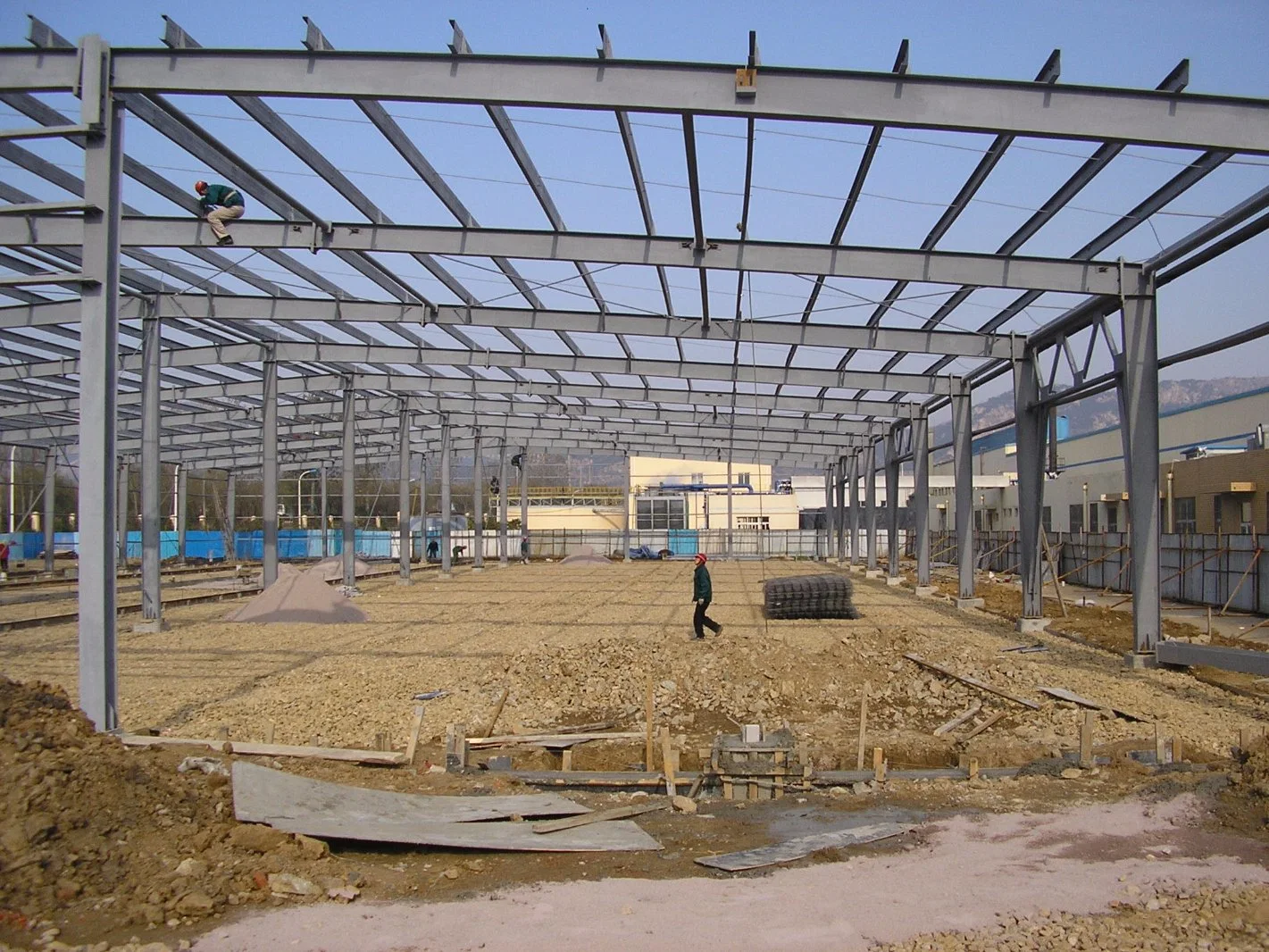 Pre-Engineering and Pre-Engineered Steel Framed Structural Building Material Construction