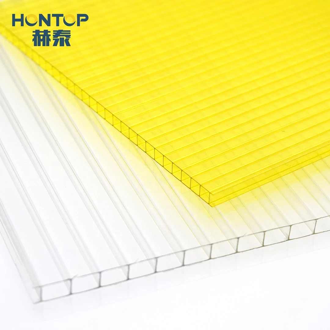Twinwall Various Colors Light & Durability Greenhouse Hollow Polycarbonate Sheet