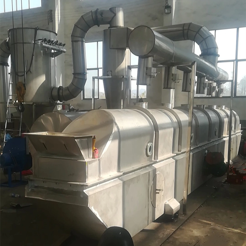 Zg Pharmaceuticals Wet Powder Salt Industrial Chemical Continuous Plate Horizontal Vibration Fluid Bed Dryer Machine