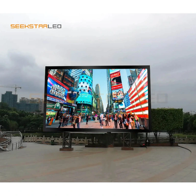 Полноцветный светодиодный дисплей высокой четкости Waterproof HD P5 для использования вне помещений Напольная установка для рекламы