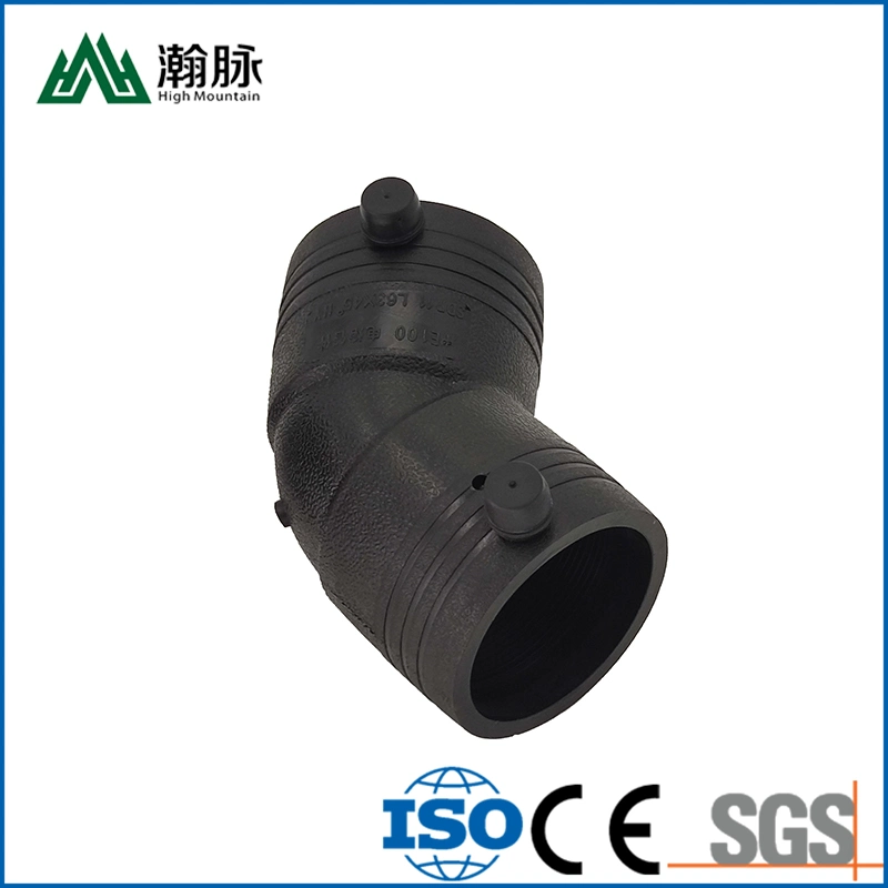 Steel Wire Mesh Skeleton Fittings Electric Melting HDPE Pipe Fittings Can Be Customized
