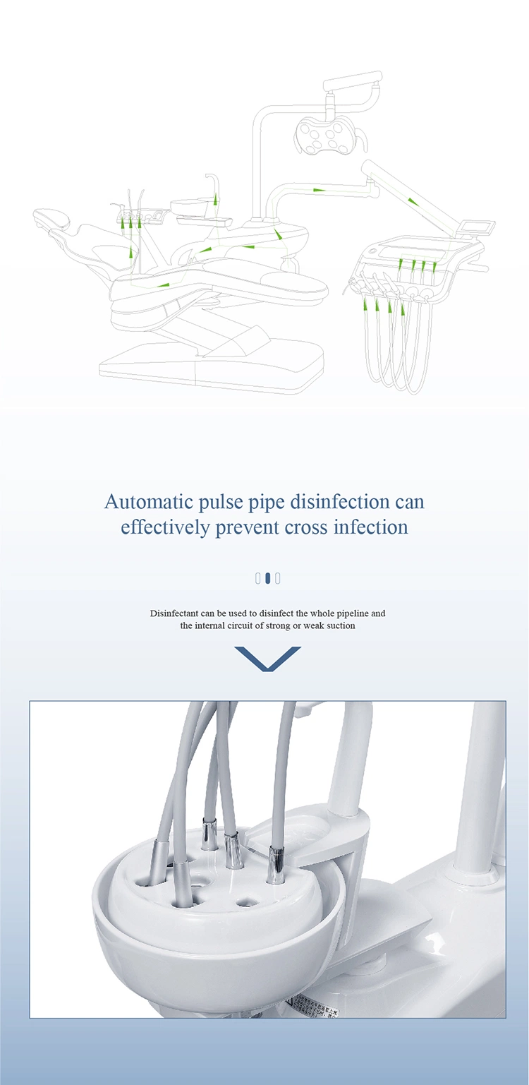 Gladent Wholesale/Supplier Dental Chair Wheel with Luxury Multification Foot Controller