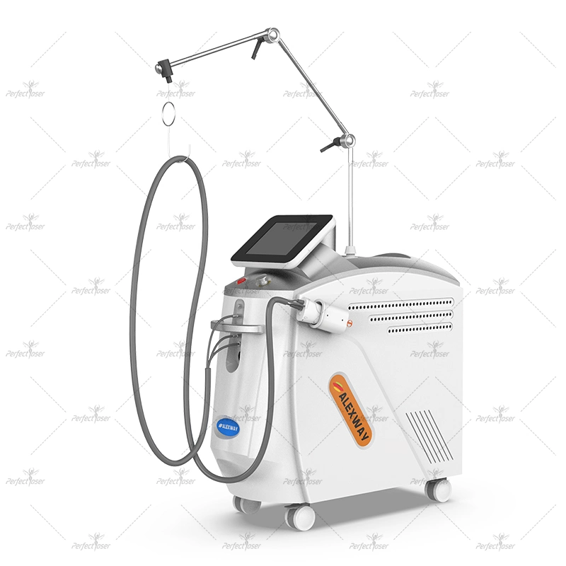 Novo Alex ND: YAG Laser 1064nm Remoção de cabelo Alexandrite Candelanodo instrumento de beleza