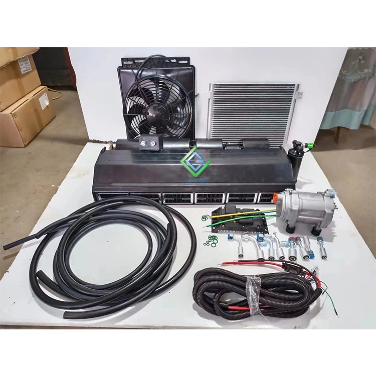 Split Air Conditioning System 12V 24V Cabin Parking Cooler Rooftop Truck Air Conditioner