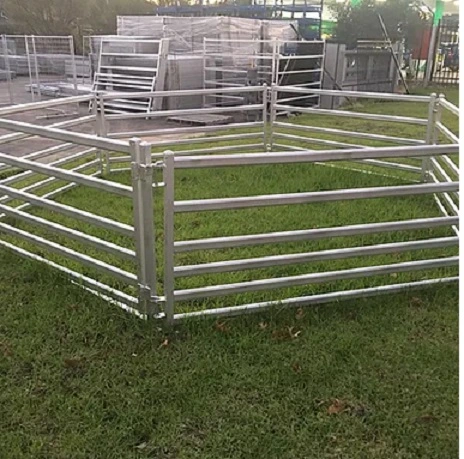 Grande qualidade padrão Newzealand Gado Metal Galvanizado Corral exploração pecuária Yard Ovinos/Caprinos/painéis de cerca de Cavalos