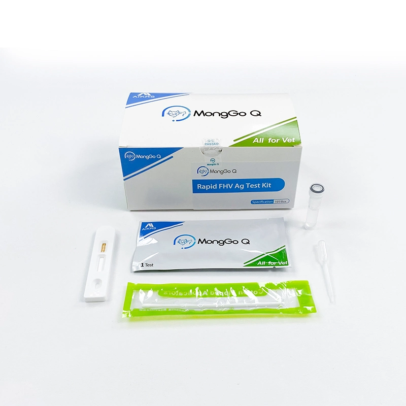 Utilisation clinique VET Feline Herpesvirus-I Antigen FHV AG Test Kit Pour PET