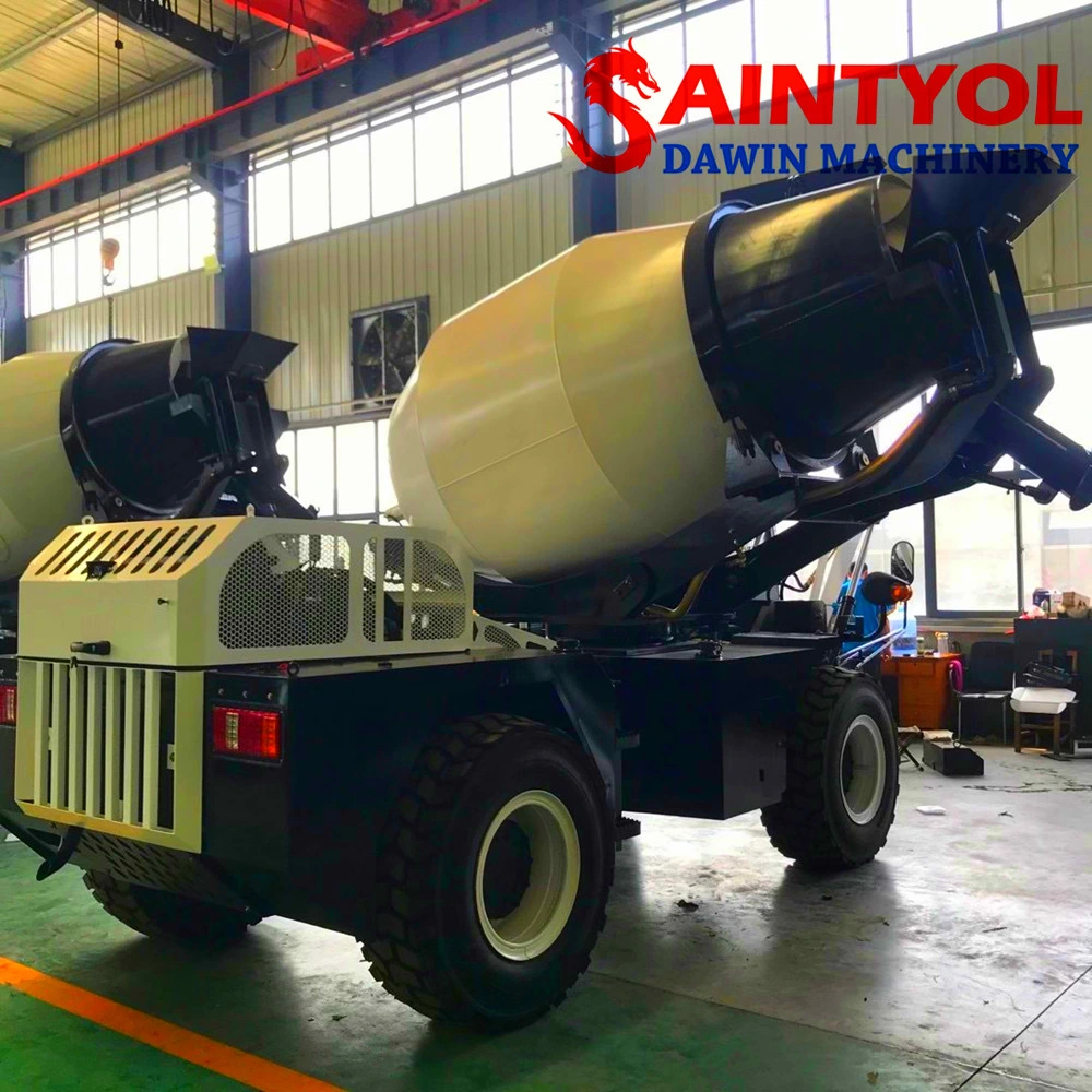 3.5 M3 Mobile Mini Shovel Self Loading Concrete Mixer Truck From Saintyol Dawin Machinery China