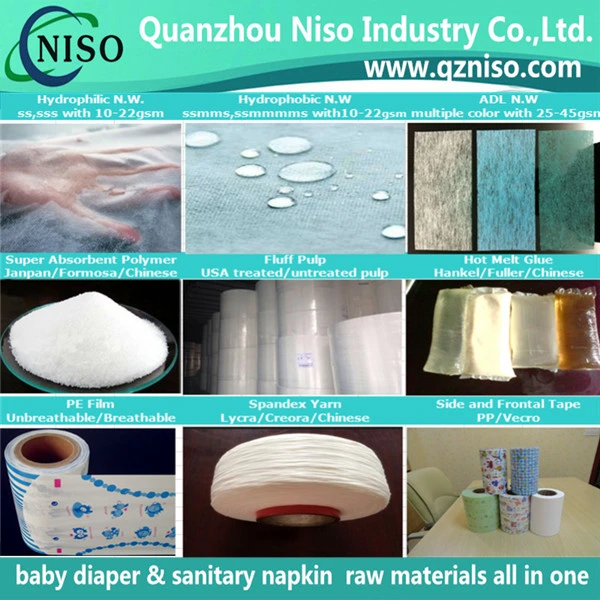 2022 Hot Sell Best Price Top Quality Baby Pull up Diaper Raw Materials From China