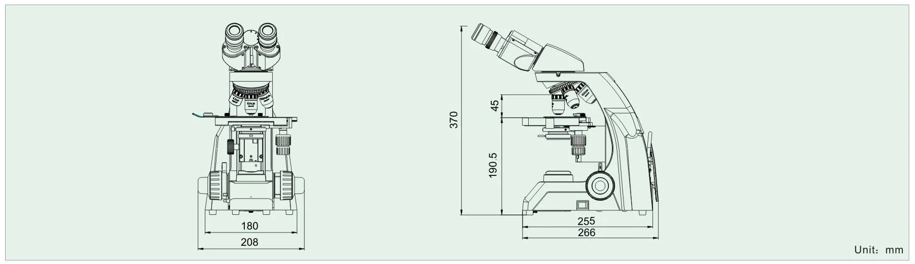 Bestscope BS -2052b Biological Microscope with High Contrast and Sharp