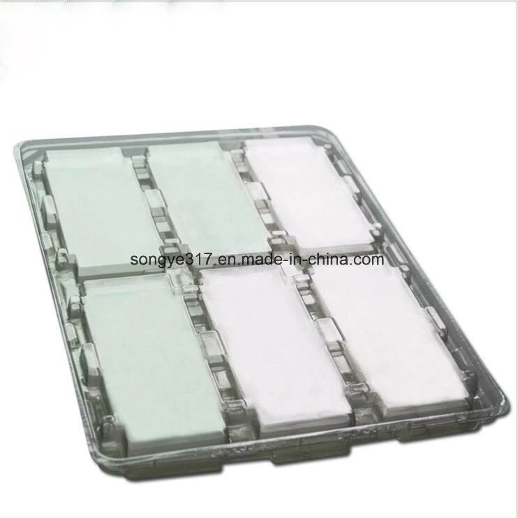 LED Transparent Rectangular Plastic Packing Tray