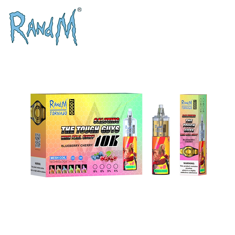 Venta en caliente Randm desechable VAPE Randm Tornado 10000 Puffs