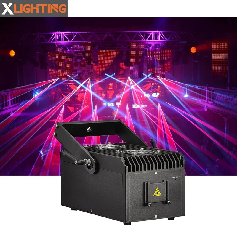 Animação discoteca Fase Laser 6W Projector de luz laser RGB