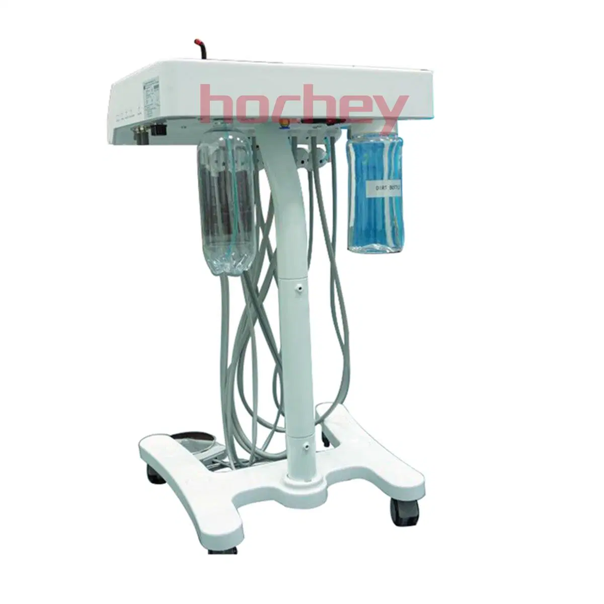 Hochey Medical Portable Dental Chair Unit with Air Compressor Ultrasonic Scaler LED Curing Light