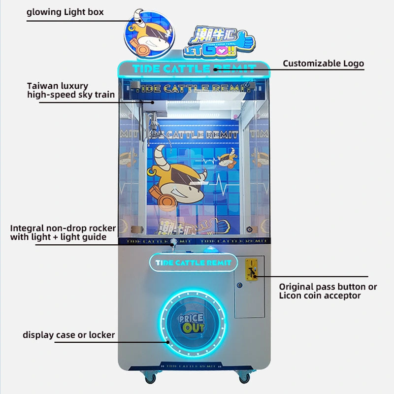 Operación de monedas Juego máquina de Regalo de Juguete grúa máquina de garras Juego de máquina de premios