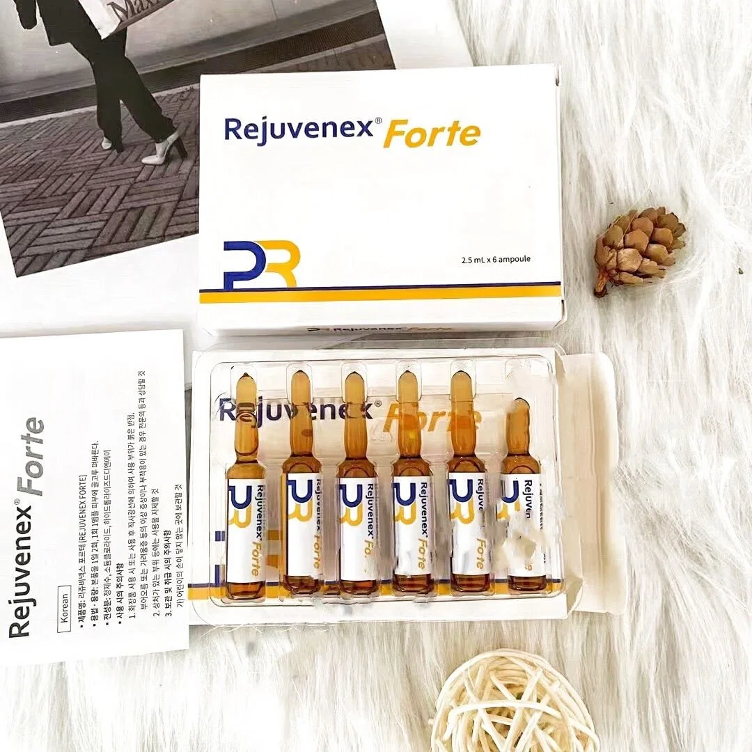 2023 Rejuran High Content 14.06mg Pdrn Rejuvenex Forte Skin Rejuvenation Placentex Salmon Rejuran Healer Skin Booster Whitening Stimulate Collagen Regeneration