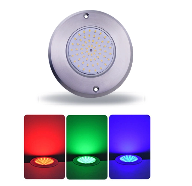 24W RGB Pool Lights Surface Mounted DC12/24V SPA 1.5feet 1.5" 1.5 Inch 50 Feet LED Pool Light