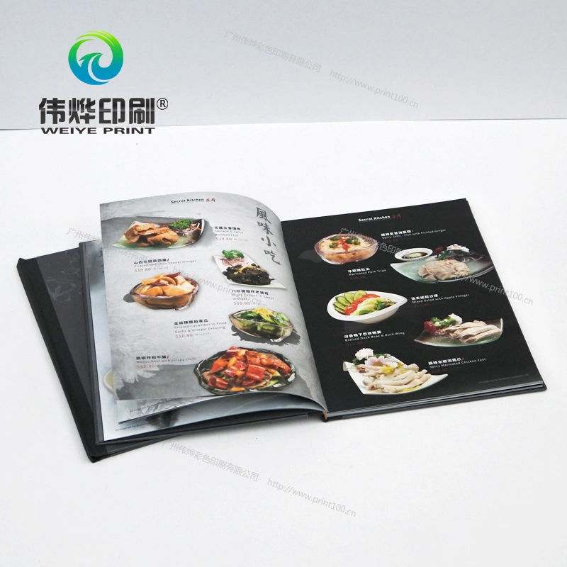 OEM/ODM, Custom Restaurant Menu Brochure Color Printing