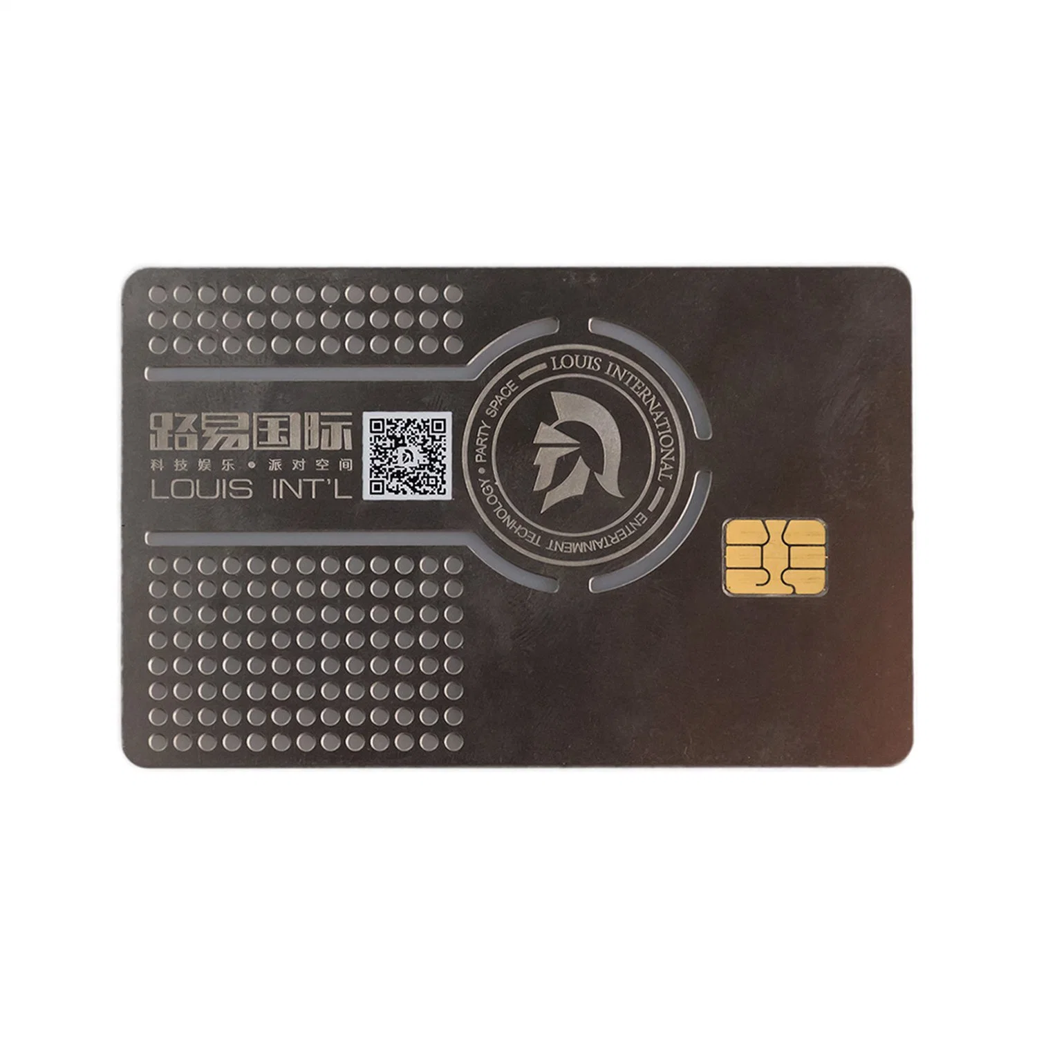 NFC Business Card Metal NFC Card 215 Silver NFC Contact Card Metal
