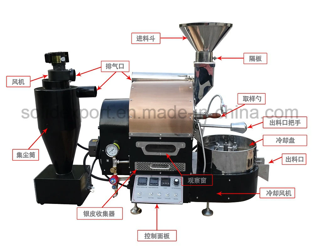 Automatic Industrial High Grade Roasting Machine Coffee Roaster