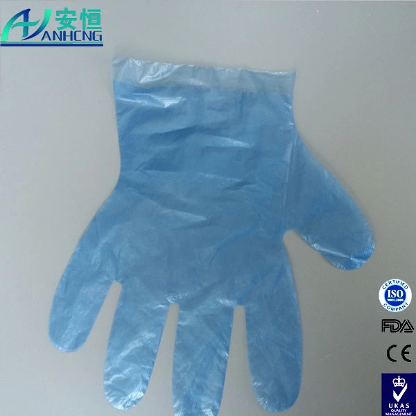 Servicio de Alimentos desechables baratos guantes de plástico Poly 1200/CS X-Large