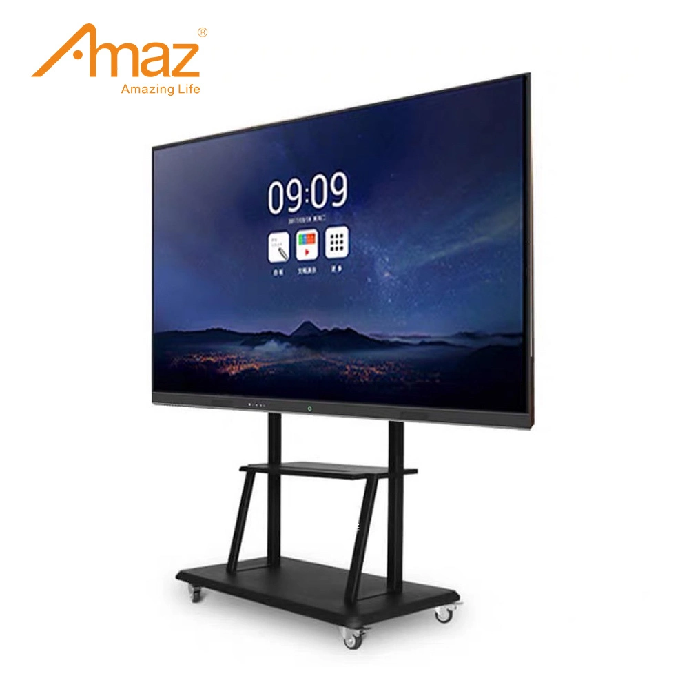 Well 98 Inch Digital Whiteboard TV for Classroom Teaching Vertical Touch Screen LCD Interactive Board Whiteboard