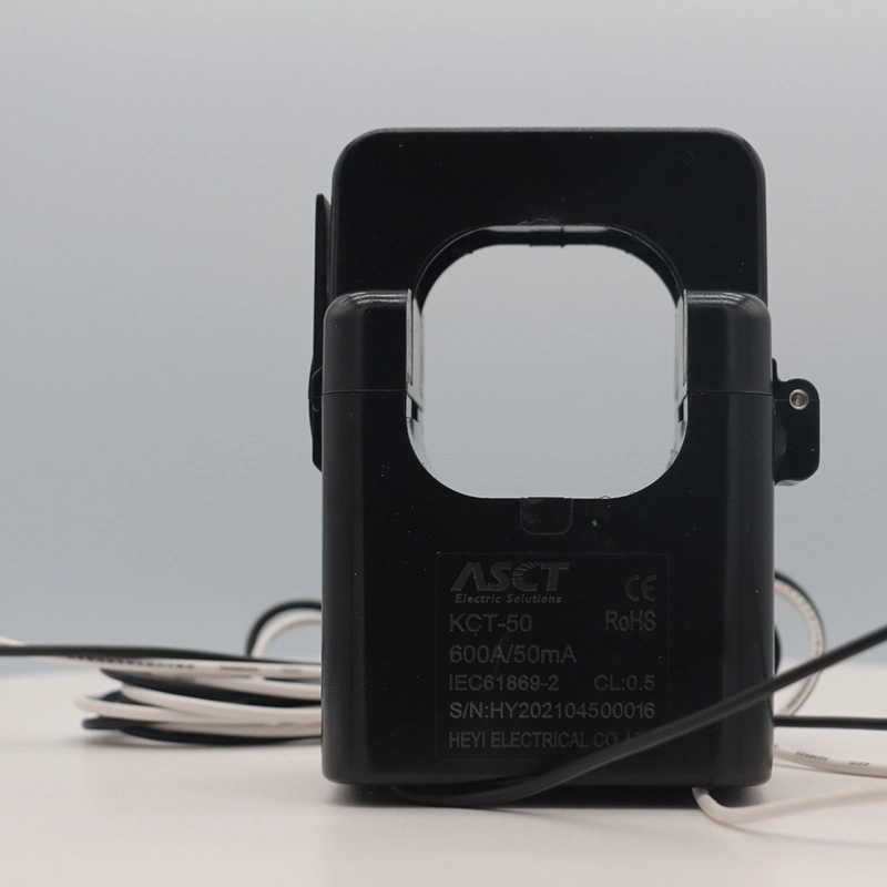 Split Core CT Kct-50 500/5A Heyi Asct Cl: 0.5 UL1015AWG24 Clamp on Current Transformers