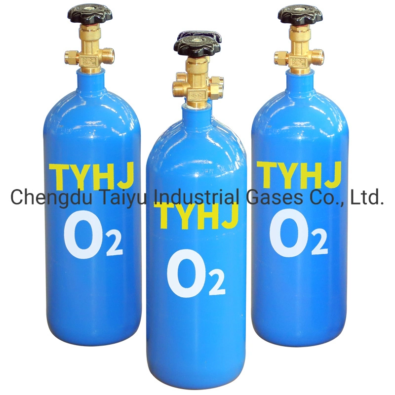 Medical Instrument Use Oxygen 99.999% Purity O2, Cylinder 40L/ 47L/ 50L