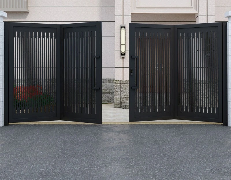 Sliding Main Gate Entrance Design Electric Aluminum Folding Fold Gate