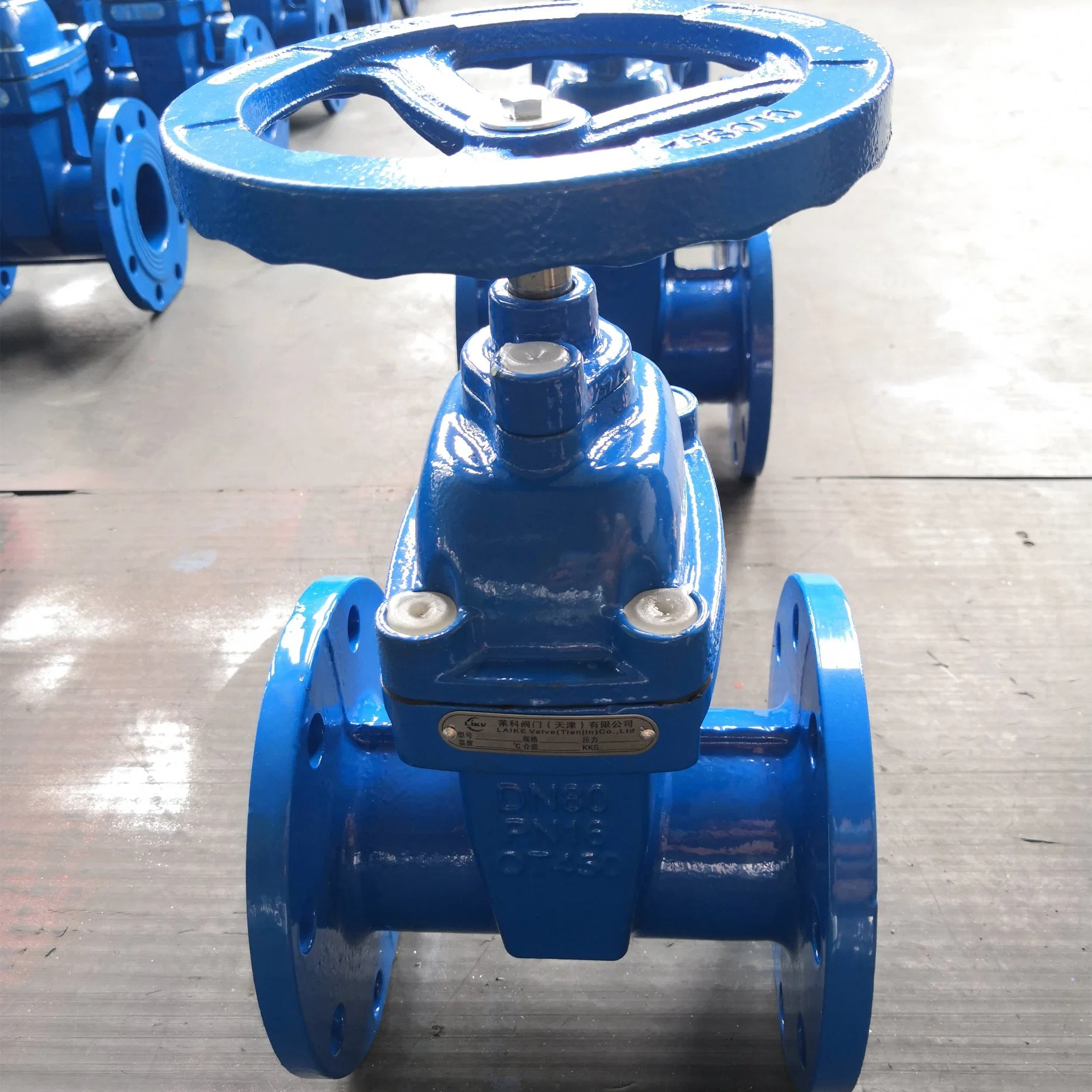 EPDM Diaphragm 2Cr13 Stem Non Rising Flange Connection Water Control Gate Valve