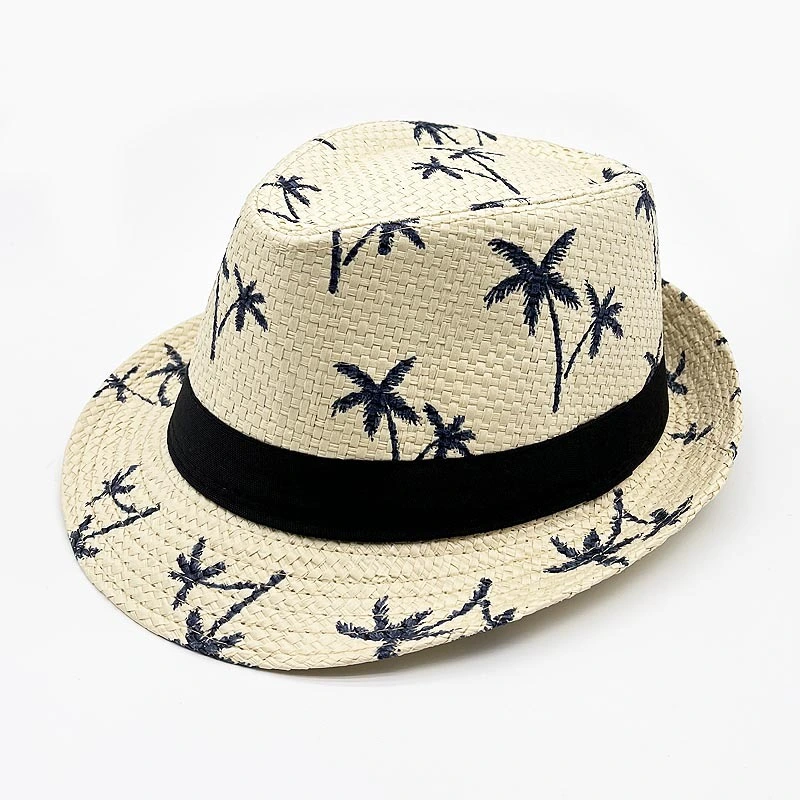 Wholesale/Supplier Custom Promotional Unisex Sun Wide Brim Woven UV Sun Fitted Straw Lifeguard Hat for Men