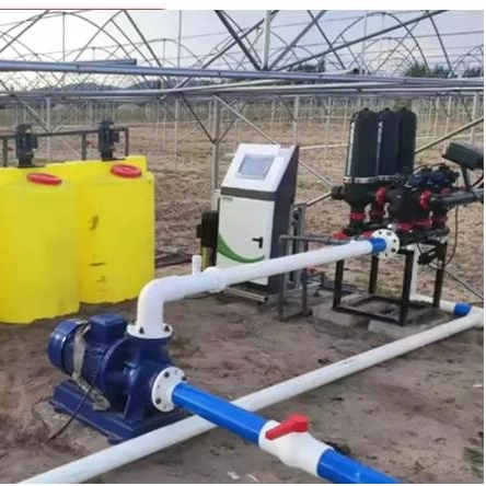 Equipo integrado de agua y el uso de fertilizantes para el sistema hidropónico