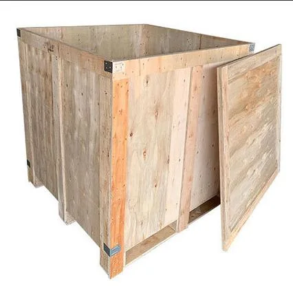 Manufacturer's Fully Enclosed Fumigation-Free Plywood Wooden Box Removable