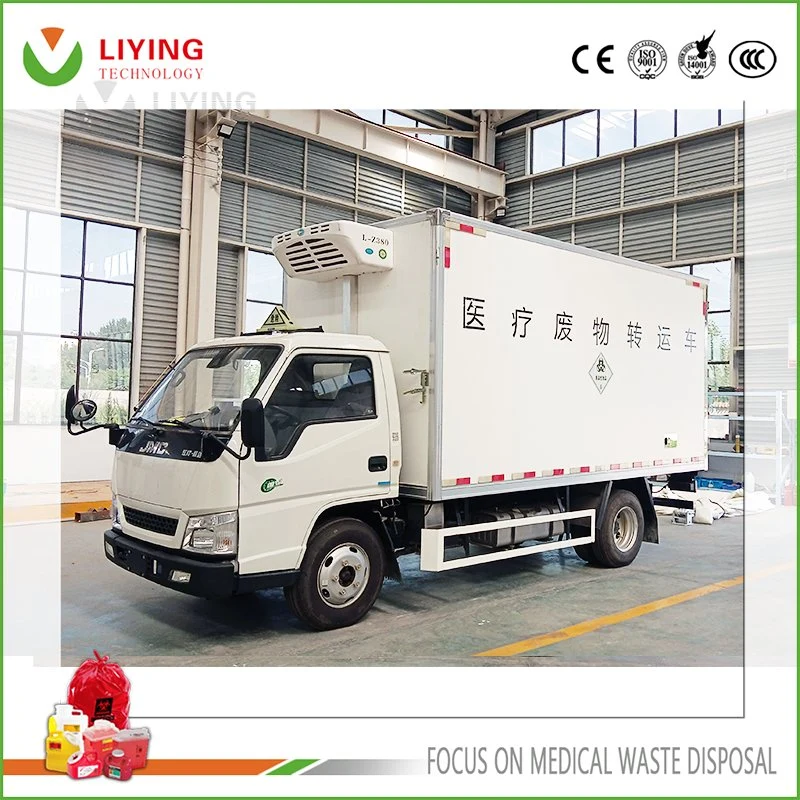 5 Ton Negative Pressure Medical Waste Transfer Vehicle/Medical Garbage Transporting Truck Hospital Medical Waste Refrigerated Transportation Car