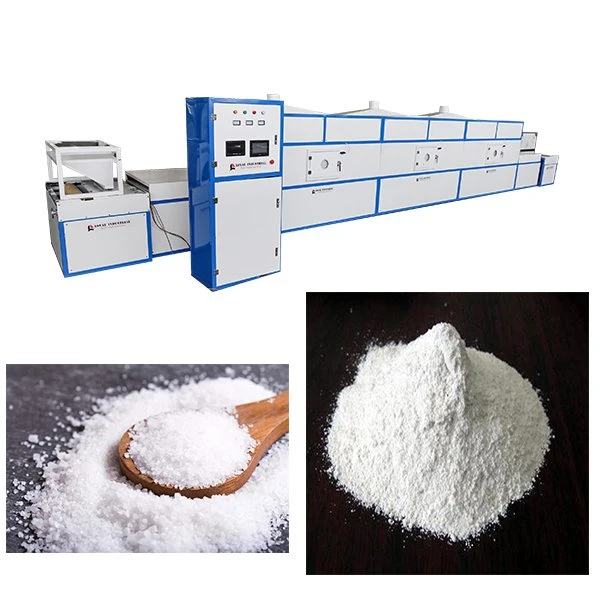 Microwave Chemical Materials Silica Quartz Powder Drying Oven Equipment