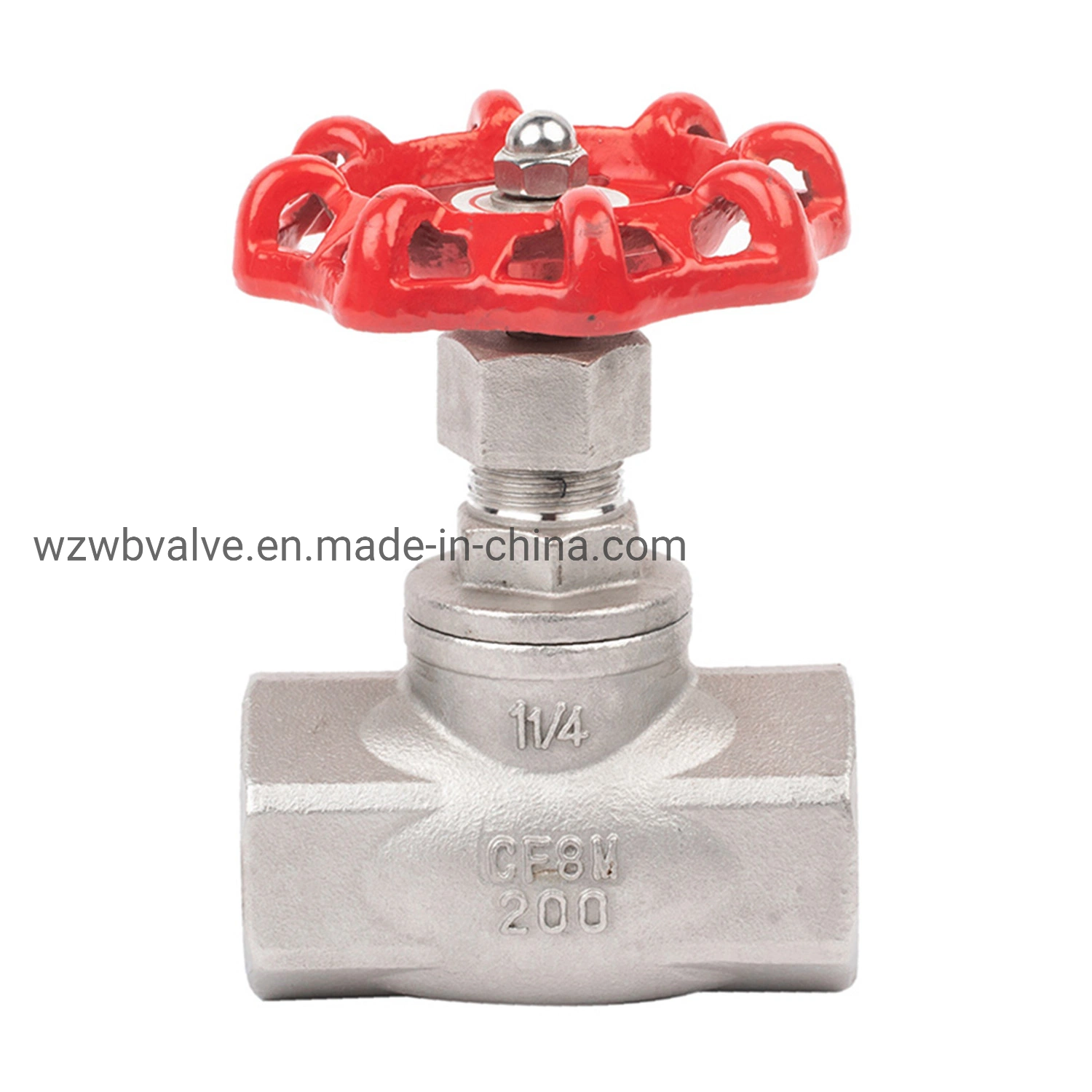 Industrial Inside G Thread Stop Valve Stainless Steel Manual Female Thread Water Globe Valve Stop Valve 200wog