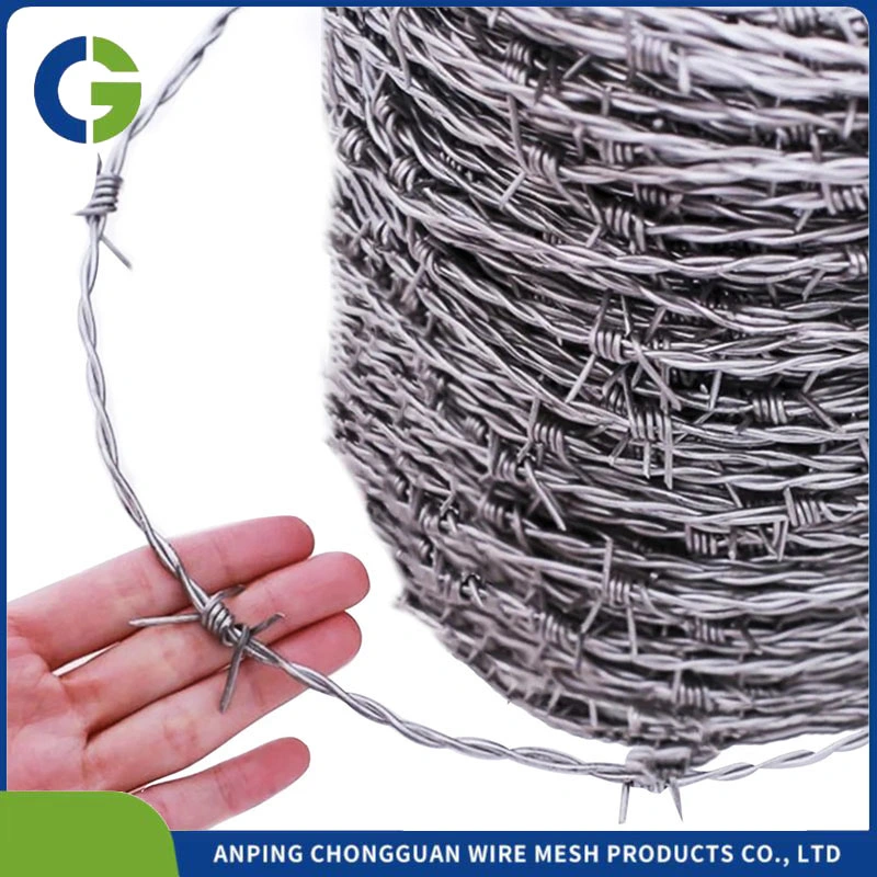 25kg Roll Galvanized Barbed Wire Wholesale/Supplier 50kg High quality/High cost performance Barbwire PVC Coated Barbed Wire Price Per Kg