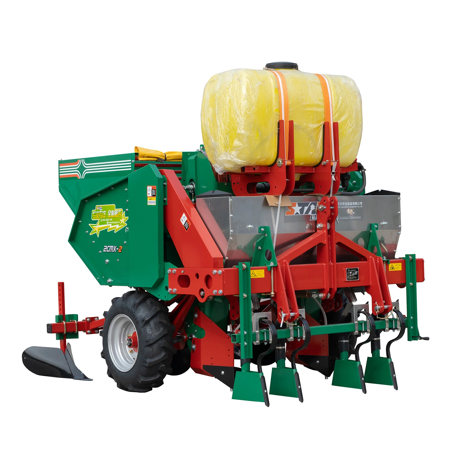 Good Selling Potato Planter 4 Row Potato Planting Machine with Walking Tractor